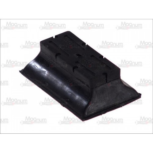 Leaf spring rubber cushion