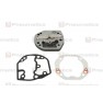 Compressor head intermediate plate