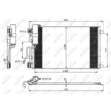 Radiator aer conditionat