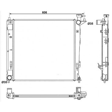 Radiator racire cu apa