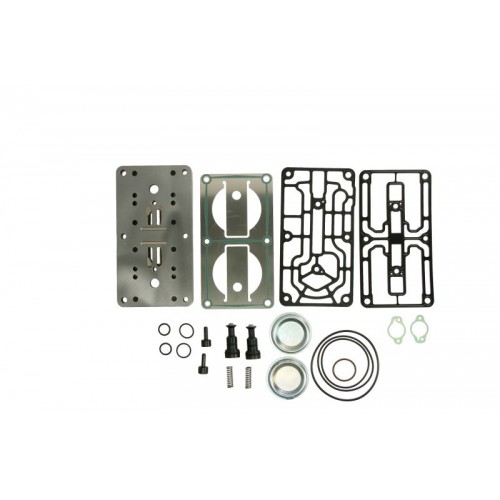 Compressor head intermediate plate