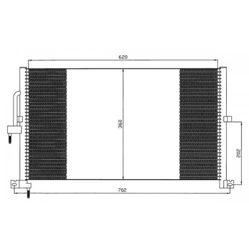 Radiator aer conditionat