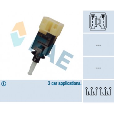 Comutator lumini frana