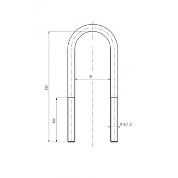 Leaf spring shackle