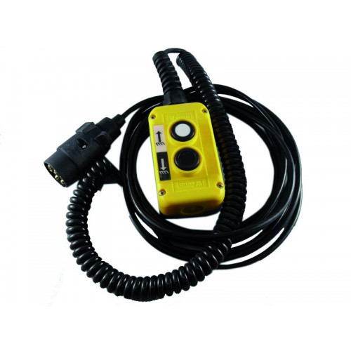 Remote with spiral cable