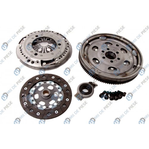 Clutch kit with dual mass flywheel and bearing