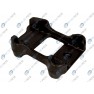 Leaf spring fixing plate