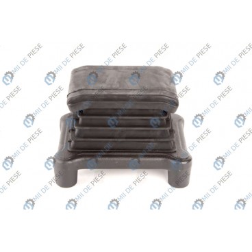 Leaf spring rubber cushion