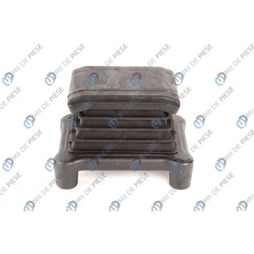 Leaf spring rubber cushion
