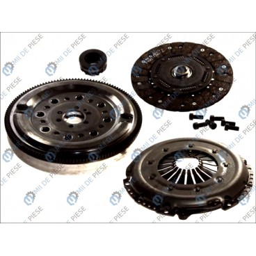 Clutch kit with dual mass flywheel and bearing