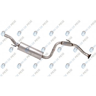 Sistem evacuare gaze/toba intermediara